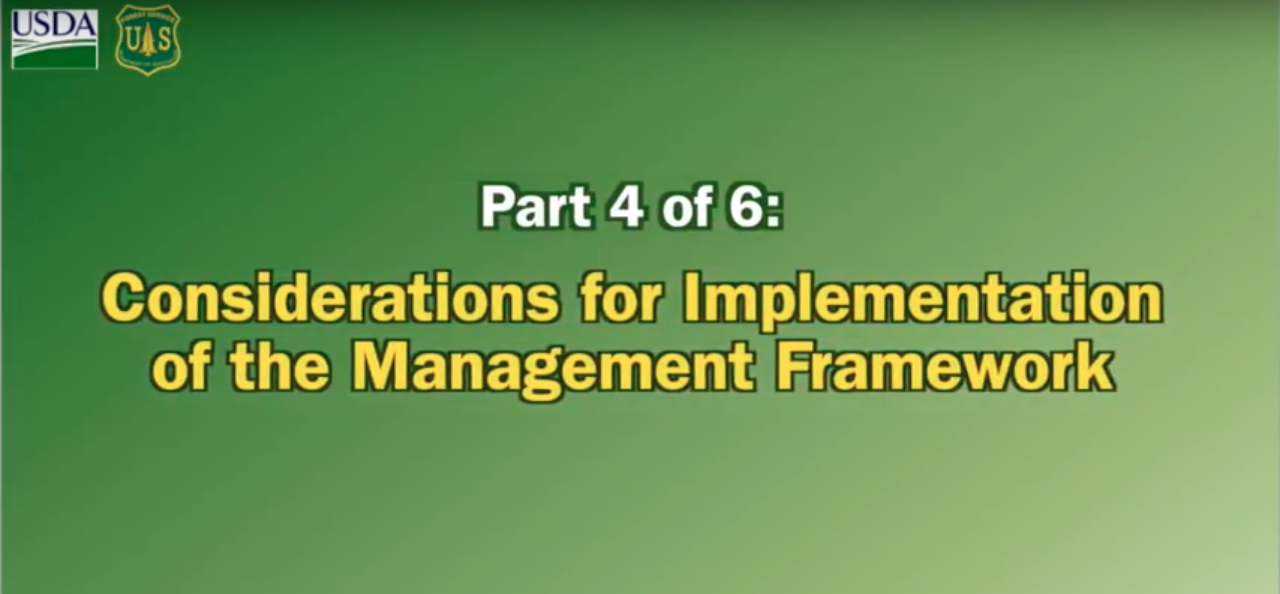 Restoring Composition.. Part 4 of 6: Considerations for Implementation of the Management Framework